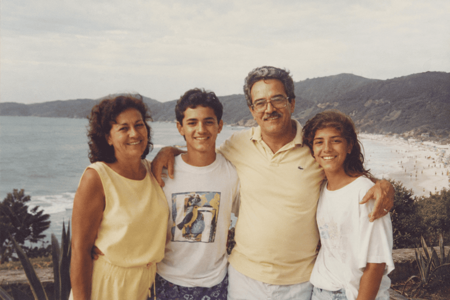 Nossa primeira viajem para a praia.